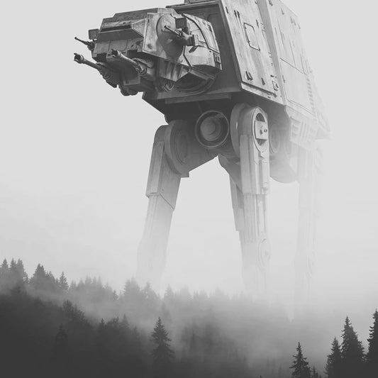 Captivating Aliens &amp; Robots Art – Sci-Fi Canvas for Enthusiasts