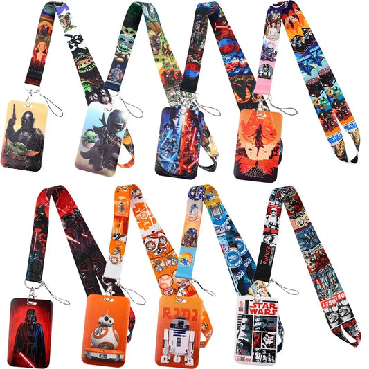 Star Wars Student Card Holder – Cartoon Lanyard ID Case