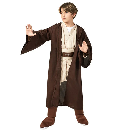 Jedi Warrior Full Set Cosplay Costume for Kids – Ideal for Halloween &amp; Carnival