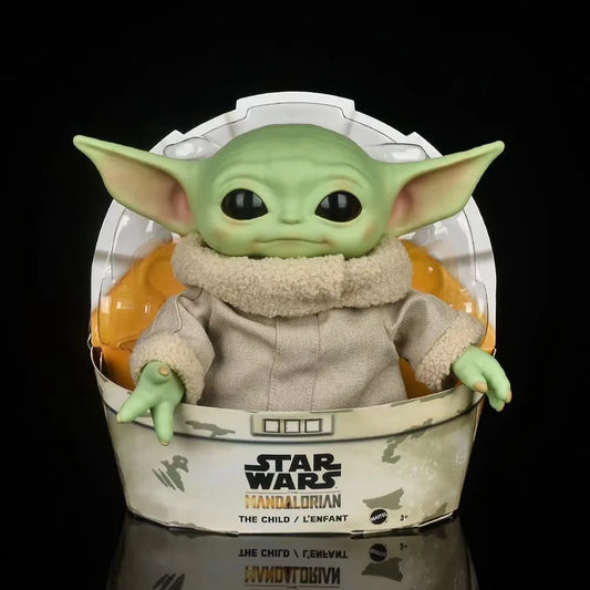 Adorable 28CM Baby Yoda Figure – The Mandalorian Plush Mini Doll for Collectors