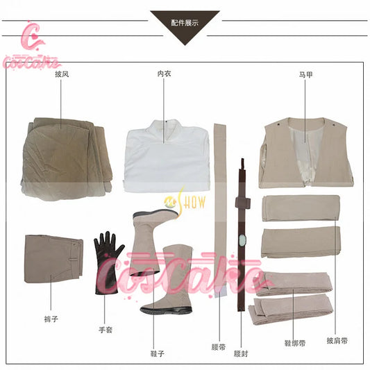 2024 Luke Skywalker Cosplay Costume – The Mandalorian Jedi Knight Full Outfits