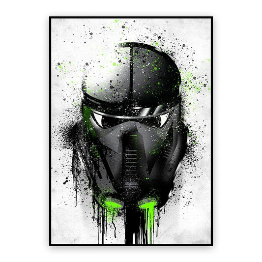 Disney Star Wars Canvas Poster – Sci-Fi Movie Wall Art for Collectors