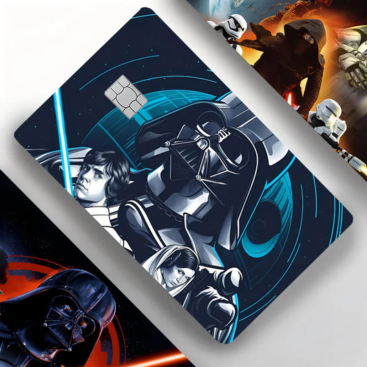 Movie Star W-Wars-s Holographic Card Stickers – Stylish Skins for Your Cards