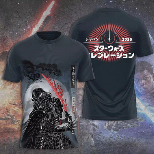 2025 New Hot-Selling 3D Printed Star Wars Celebration Shirt from Japan
