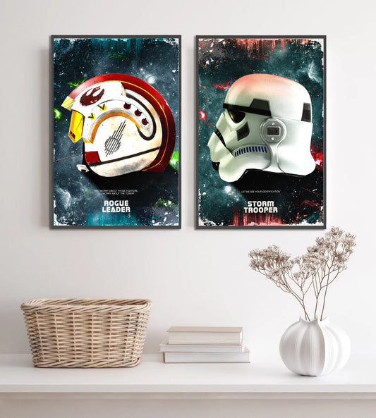 Star Wars Darth Vader &amp; Friends Self-Adhesive Wall Art for Fans