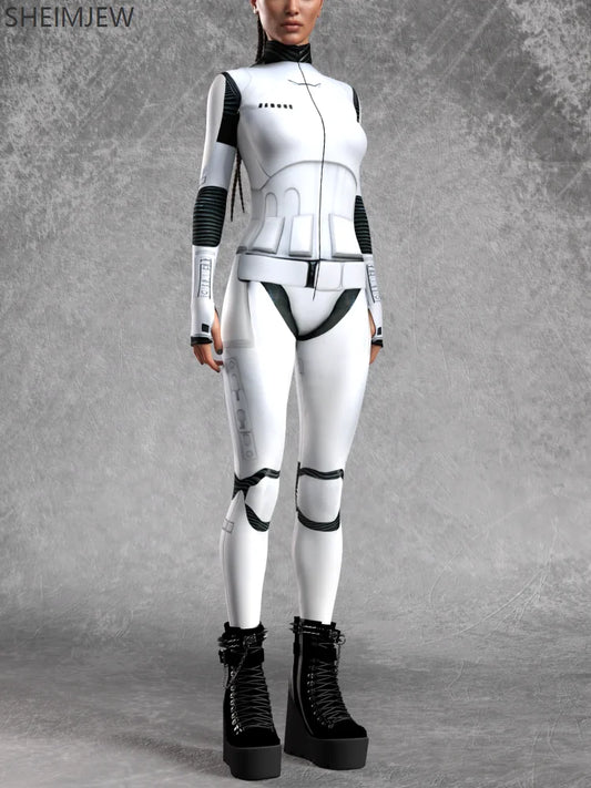 Adult Tech Bodysuit Role Play Costume – Space Universe Battle Fantasia