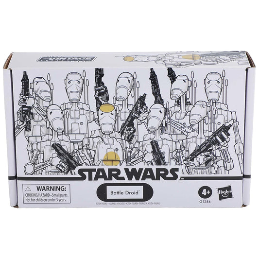 Original NEW Hasbro STAR WARS The Vintage Collection Battle Droid 4-Pack