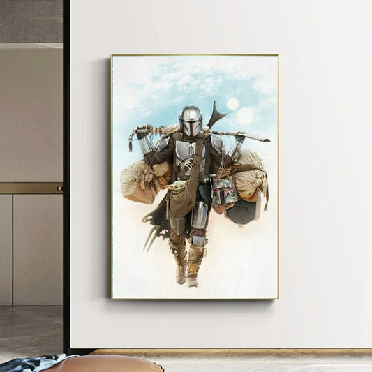 Star Wars The Mandalorian 5D DIY Diamond Painting Kit – Art for Fans