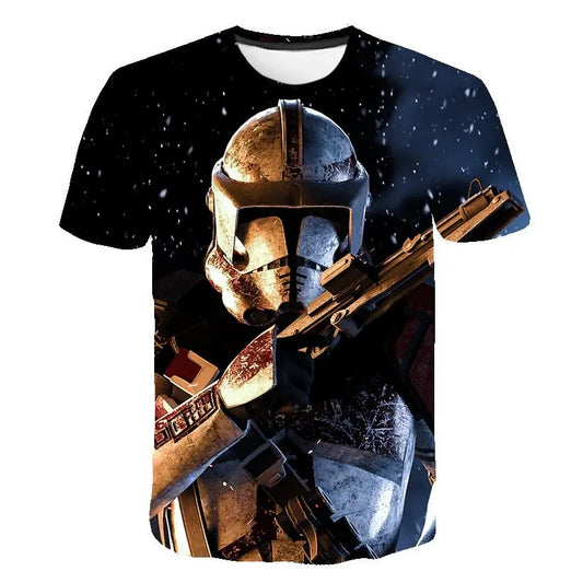 Discover the Force with Our Disney Star Wars Darth Vader 3D Printed T-Shirt