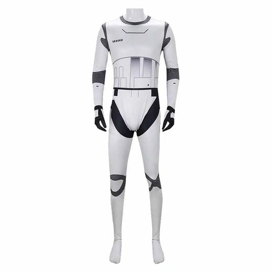 Adult Stormtrooper Cosplay Jumpsuit – Unisex Costume for Space Battle Enthusiasts