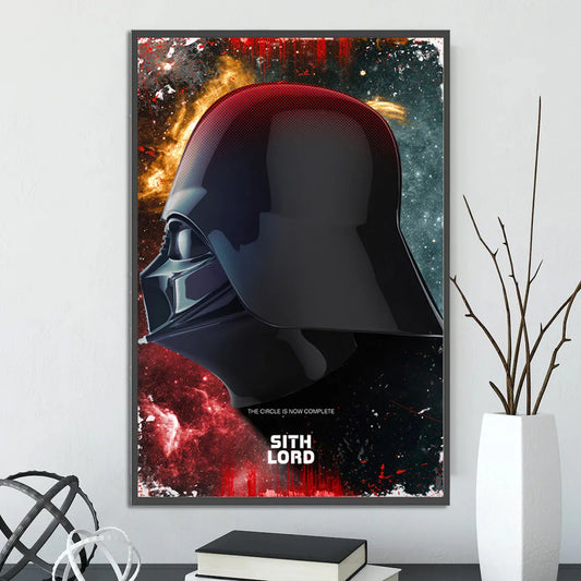 Star Wars Darth Vader &amp; Friends Self-Adhesive Wall Art for Fans