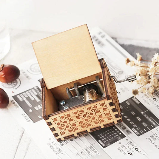 Star Wars Anime Theme Wooden Music Box – Perfect Gift for Any Occasion