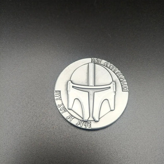 Classic Star Wars The Mandalorian Bounty Hunter Metal Coins Collection