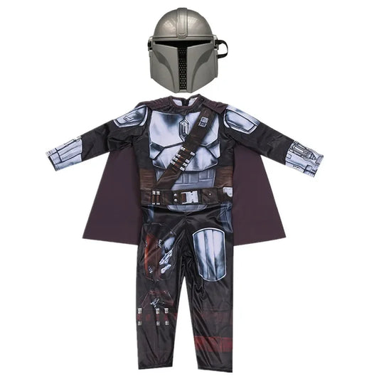Boys Classic Movie Mask Onesie – Perfect Costume for Kids' Cosplay and Halloween