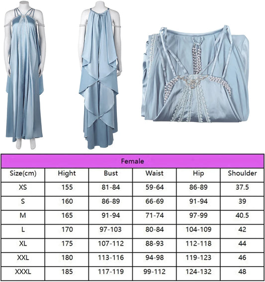Padme Amidala Sleepwear Dress Cosplay Costume for Women
