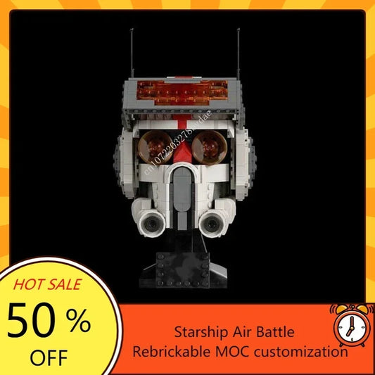 715PCS Space Clone Army Battle Bad Batch Helmet - TECH Building Blocks Set