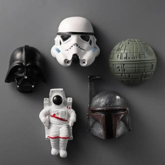 Star Wars Hobby Imperial Stormtrooper &amp; Darth Vader 3D Fridge Magnets