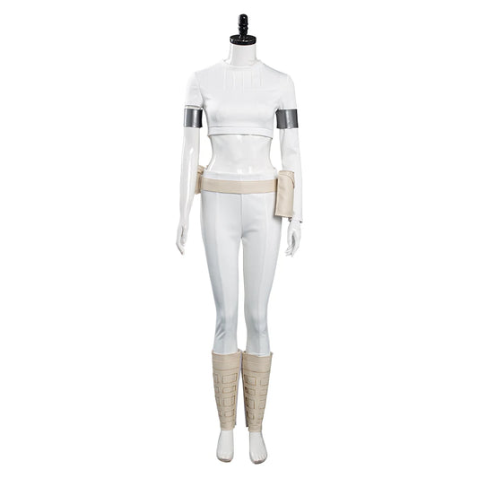 Padme Amidala Cosplay Costume – Space Battle Roleplay Outfit for Women