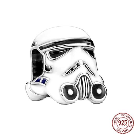 Plata De Ley 925 Silver Mandalorian Helmet Charms – Star Wars Jewelry