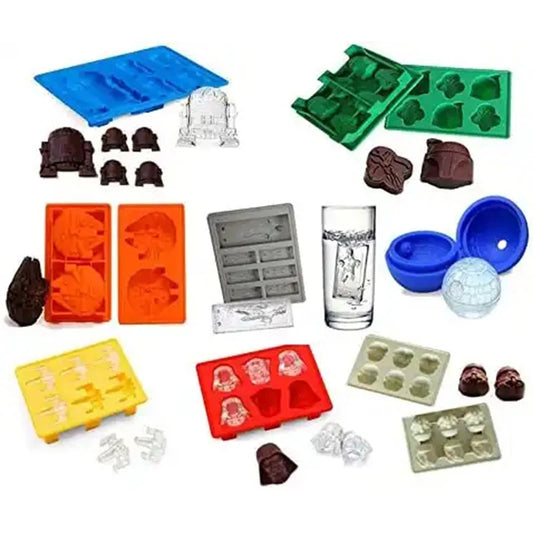 Star Wars Silicone Molds – Perfect for Ice, Chocolate, and More!