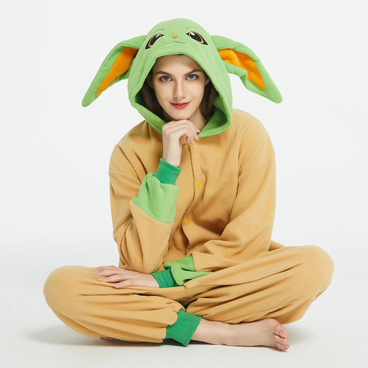 Snuggle Up with The Mandalorian Grogu Pajamas – Perfect for Fans and Cosplayers