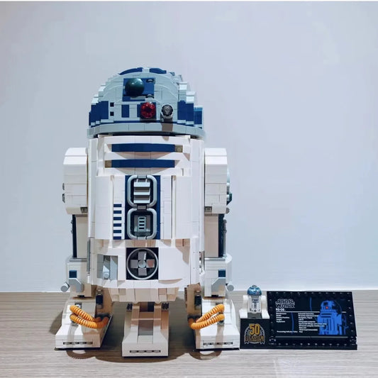 75308 NEW FIT 2314PCS Robot Star Space Union R2D2 Model Building Blocks