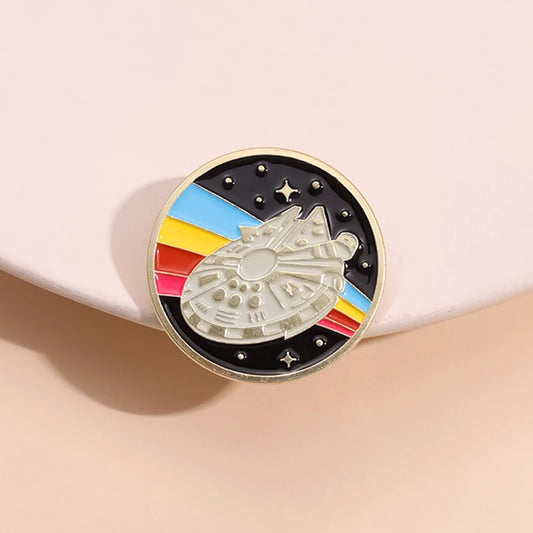 Millennium Falcon Enamel Pins – Sci-Fi Souvenirs for Star Wars Fans