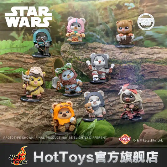 Genuine Star Wars Ewok Man Cosbi Mini Blind Box Figures – Collectible Surprise Toys