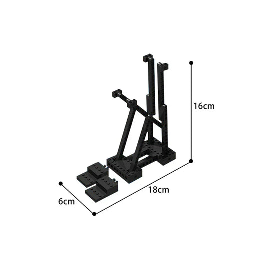 BuildMOC X-Wing Display Stand Sets for 75102 75149 75218 Building Blocks Space Movie Compatible Bracket Bricks Model Kid Toy