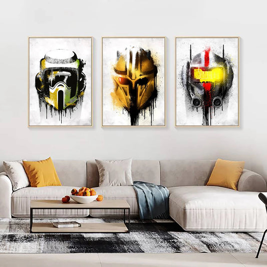 Disney Star Wars Canvas Poster – Sci-Fi Movie Wall Art for Collectors
