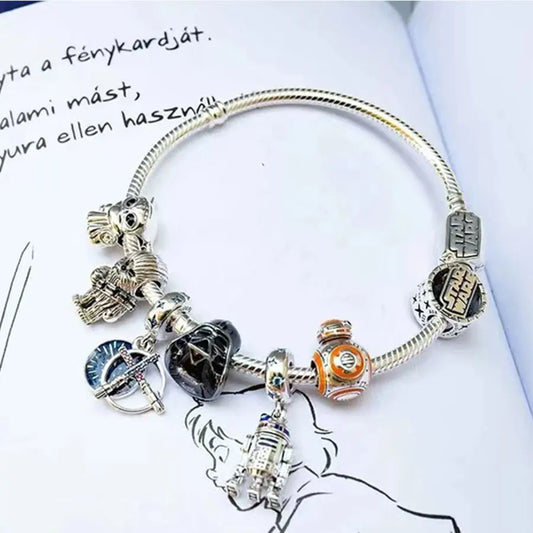 100% 925 Sterling Silver Disney Star Wars DIY Bracelets – A Trendy Gift