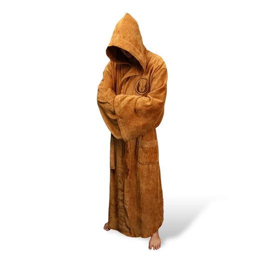 Cozy and Luxurious Male Flannel Robe with Hood – Perfect for Winter Comfort