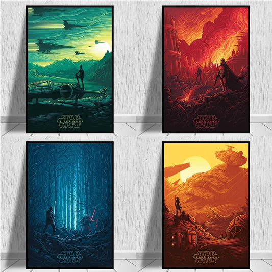Star Wars Canvas Prints – Iconic Wall Art for Movie Enthusiasts