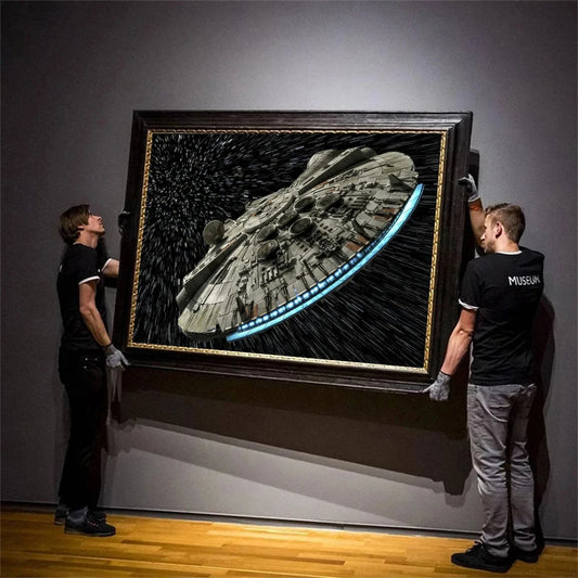 Star Wars Millennium Falcon Canvas Art – Epic Wall Decor for Fans
