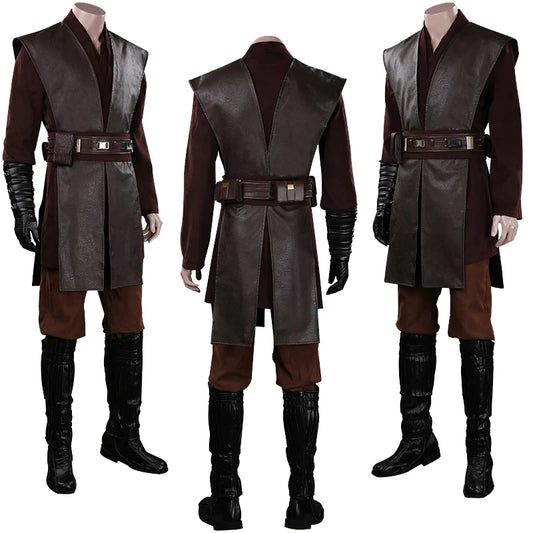 Anakin Cosplay Costume – Movie Space Battle Knight Outfit for Men