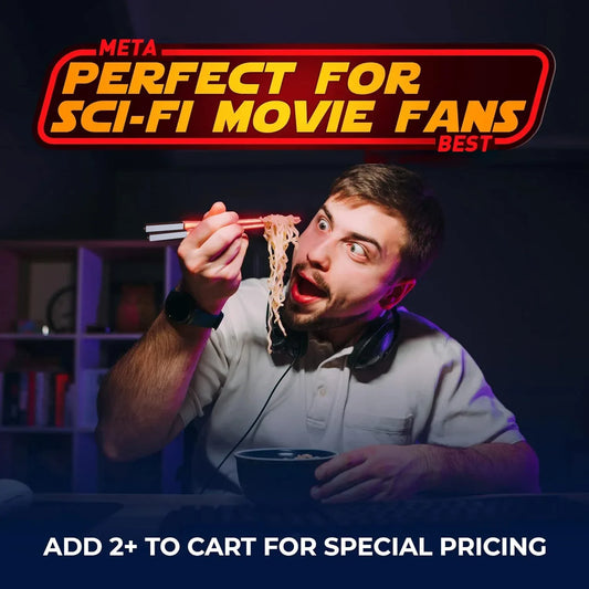 Illuminate Your Dining Experience with Star Wars-Themed LED Lightsaber Chopsticks