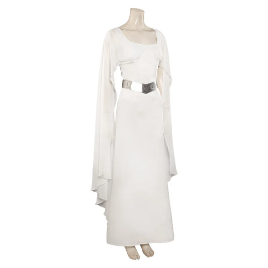 Elegant Leia Cosplay Dress – Iconic Space Princess Costume for Role Play