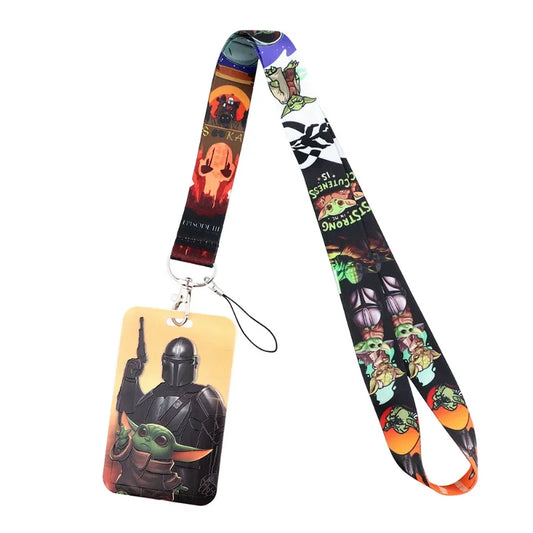 Star Wars Student Card Holder – Cartoon Lanyard ID Case