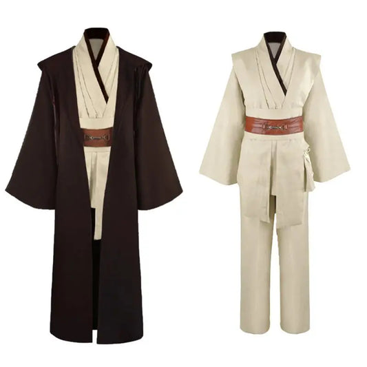 Obi Wan Kenobi Cosplay Costume – Authentic Jedi Knight Robe Suit