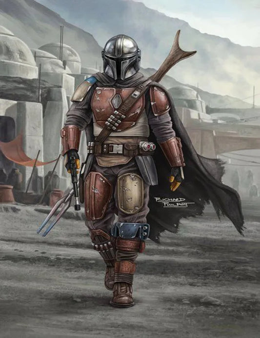 AB Diamond Painting Mandalorian Mosaic Kit – Crafting Adventure Awaits